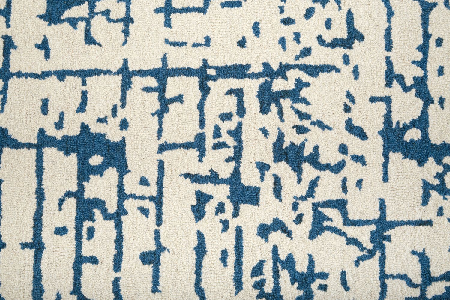 Errol Ivory and Blue Rug by BD Fine