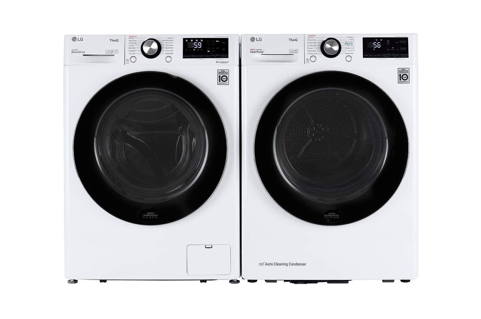 Lg WM1455HWA 2.4 Cu.Ft. Smart Wi-Fi Enabled Compact Front Load Washer With Built-In Intelligence