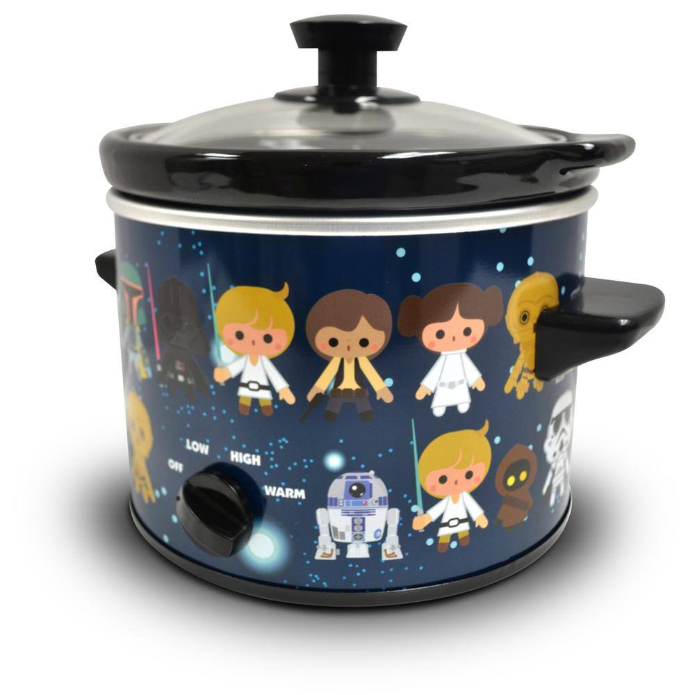 Uncanny Brands Star Wars 2QT. Slow Cooker Black SC2-SRW-SRC