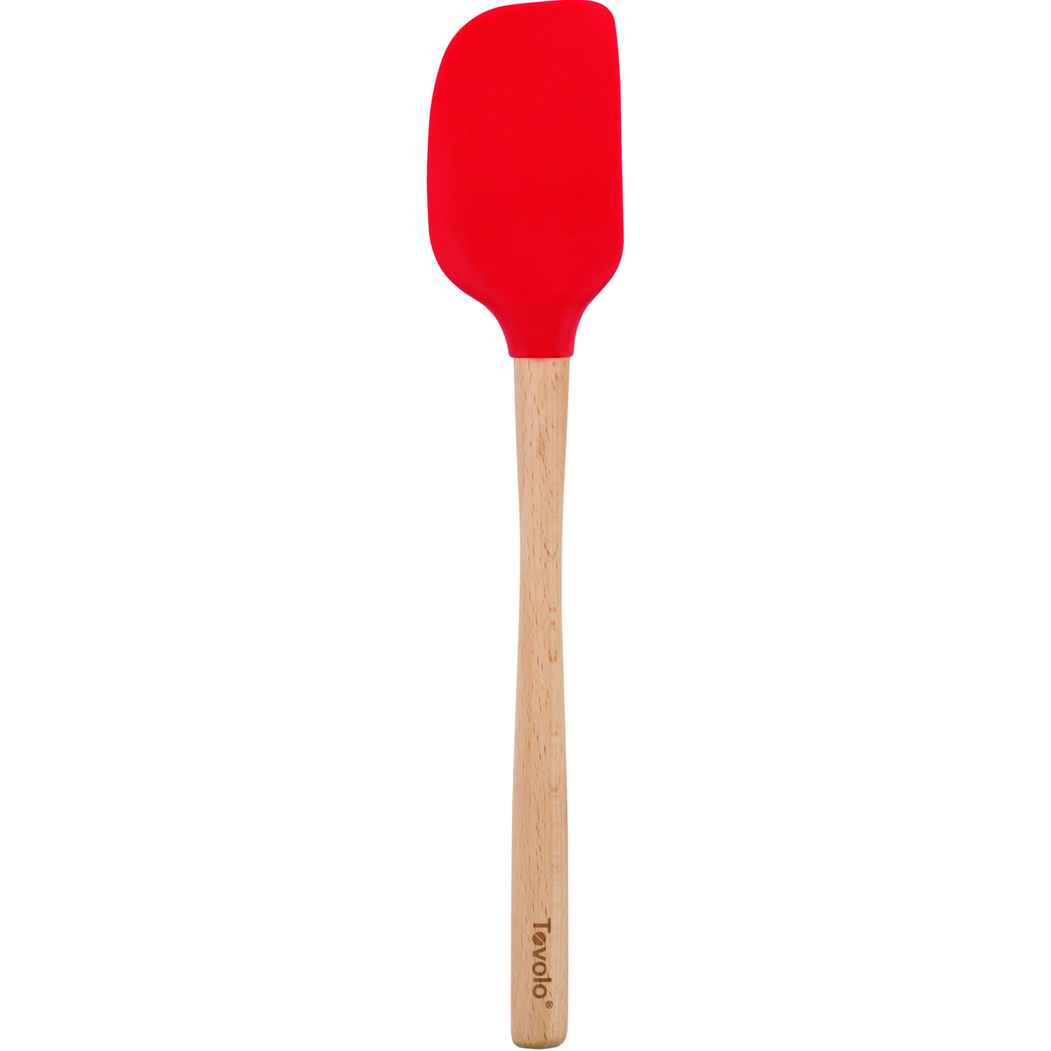 Tovolo Flex-Core Candy Apple Silicone/Wood Spatula