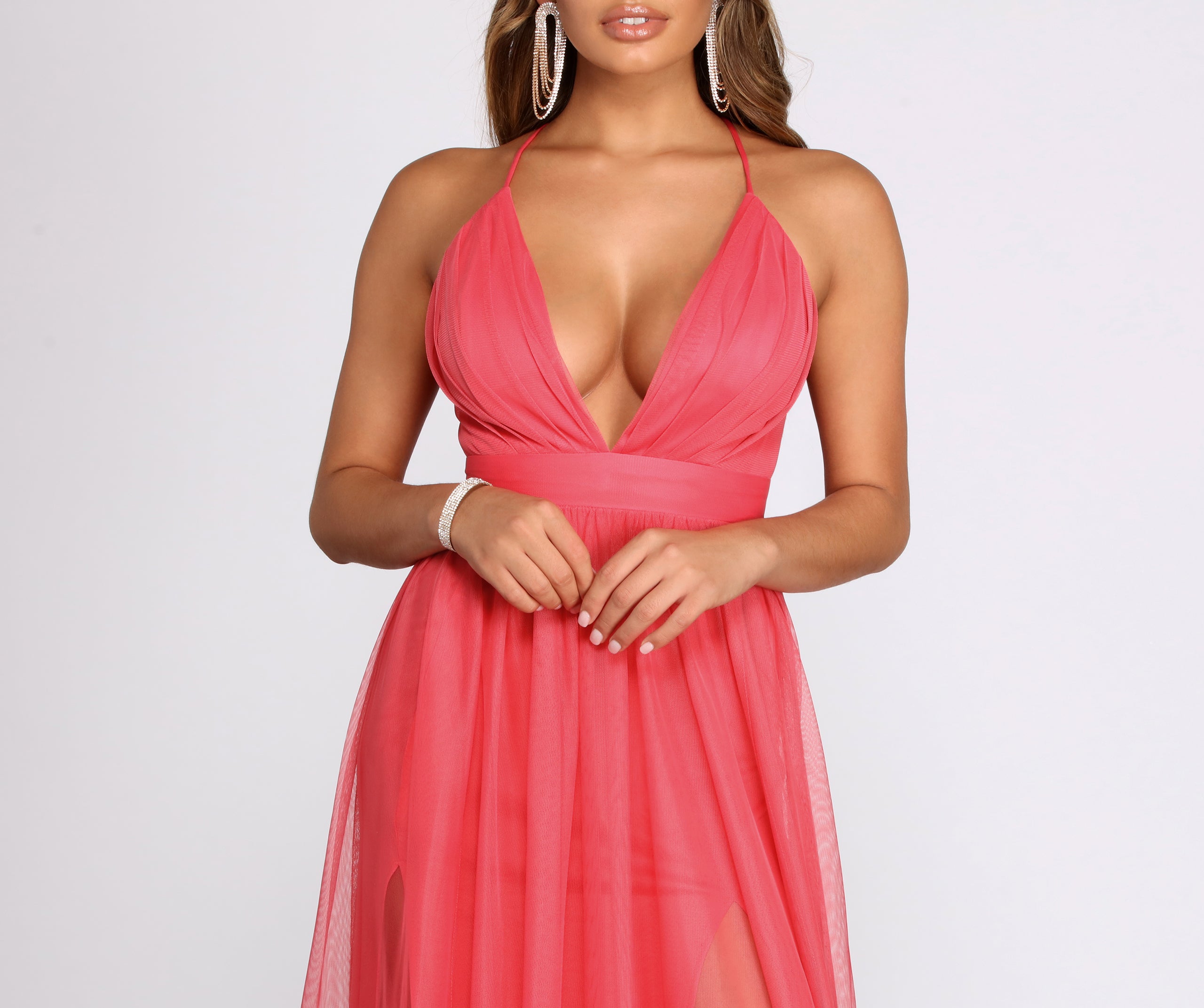 Jodi Tulle A-Line Dress