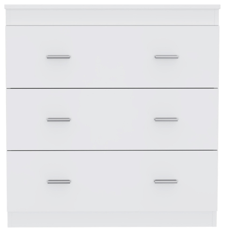 Dove Three Drawers   Transitional   Accent Chests And Cabinets   by FM FURNITURE LLC  Houzz