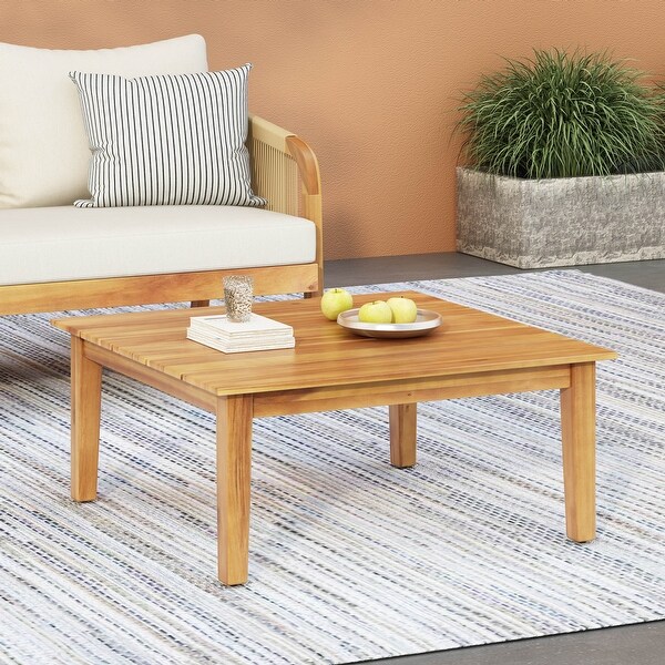 Versatile and Functional Outdoor Wood Coffee Table