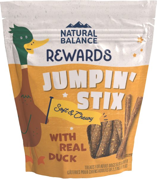 Natural Balance Rewards Jumpin' Stix With Real Duck Dog Treats