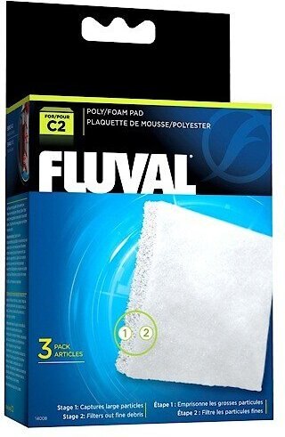 Fluval C2 Poly/Foam Pad Filter Media