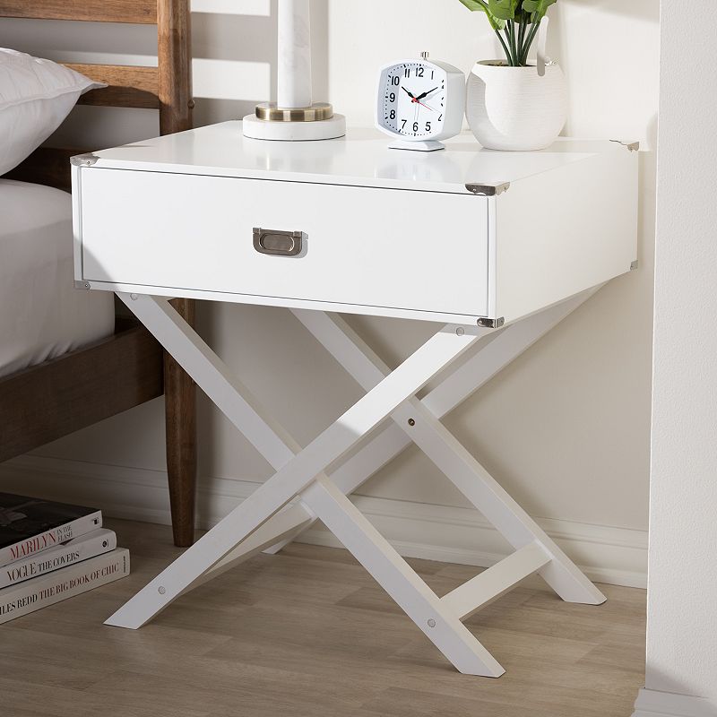 Baxton Studio Curtice Contemporary Nightstand