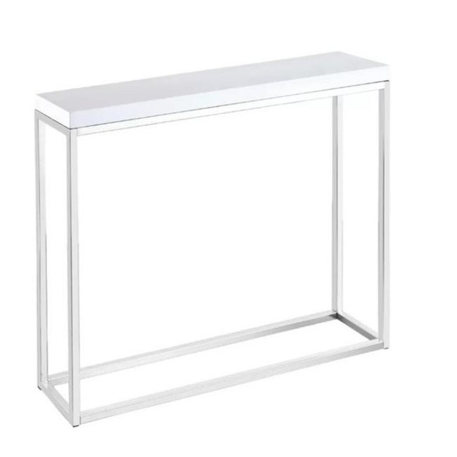 Narrow White Console