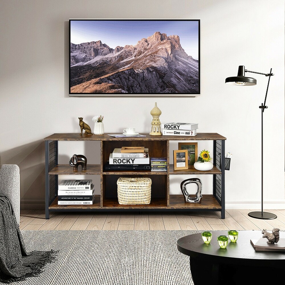 Gymax 3 Tier TV Stand for TV's up to 65'' Entertainment Media Center