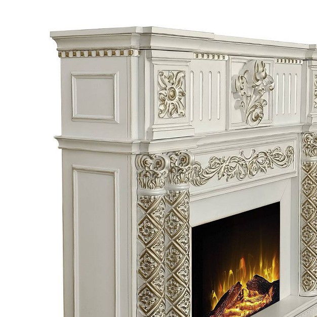 Indoor Fireplaces Antique Pearl Acme Furniture