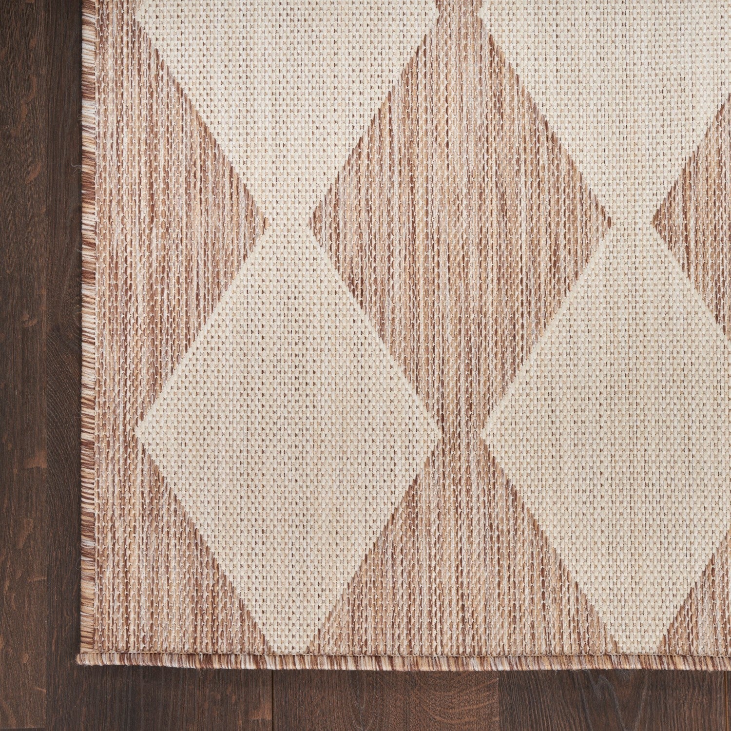 Positano Indoor/Outdoor Beige Geometric Rug