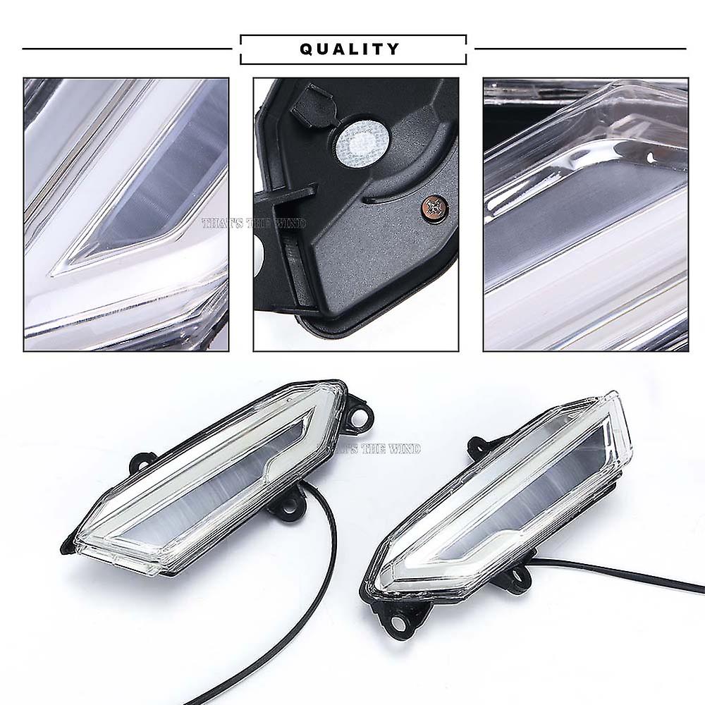 Born Pretty For Honda Goldwing 1800 Led Lights Motorcycle Mirror Motorbike Accessories Turn Signals Fb6 2018 - 2021