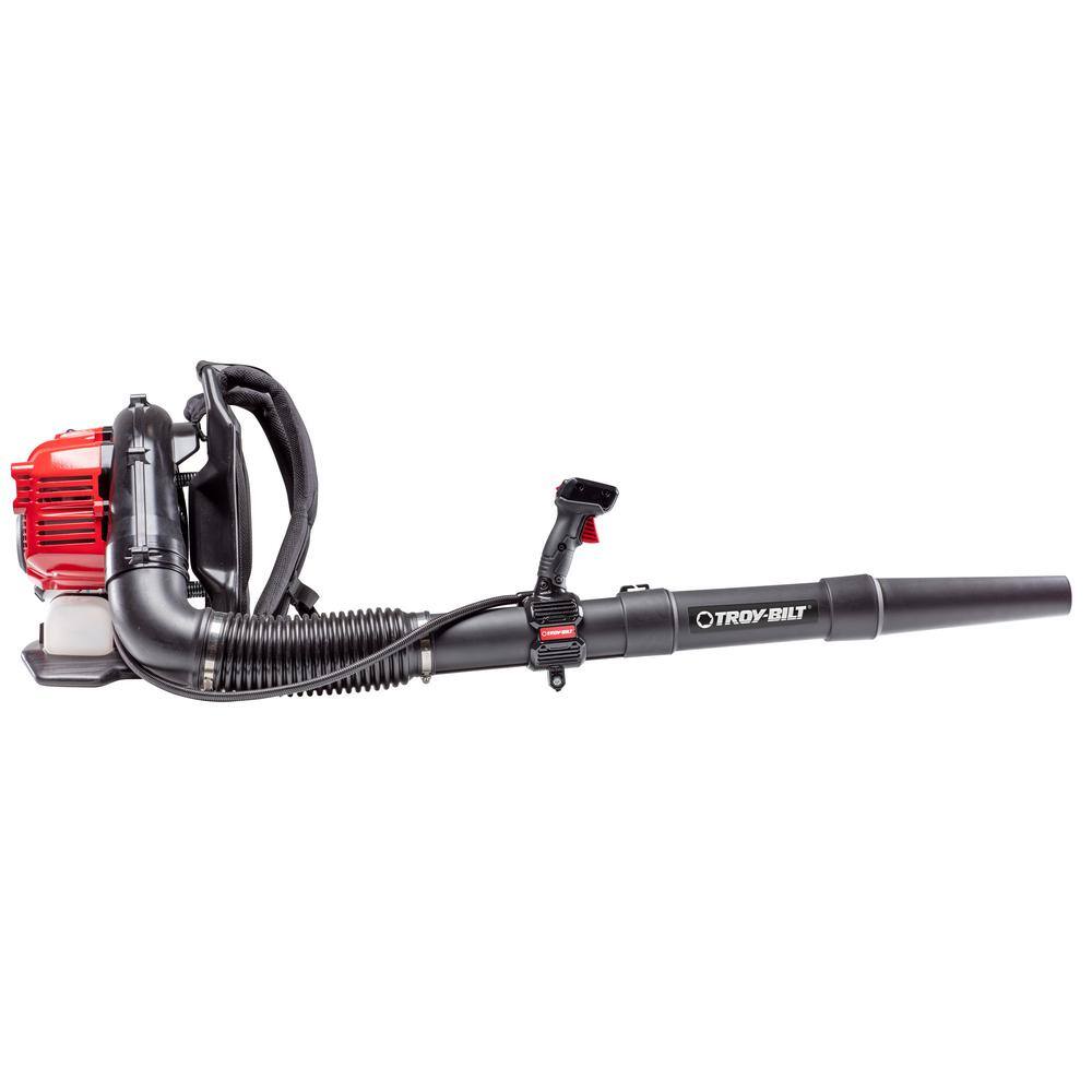 Troy-Bilt 220 MPH 600 CFM 51 cc Full Crank 2-Cycle Gas Backpack Leaf Blower with Tube Mounted Controls TB51BP