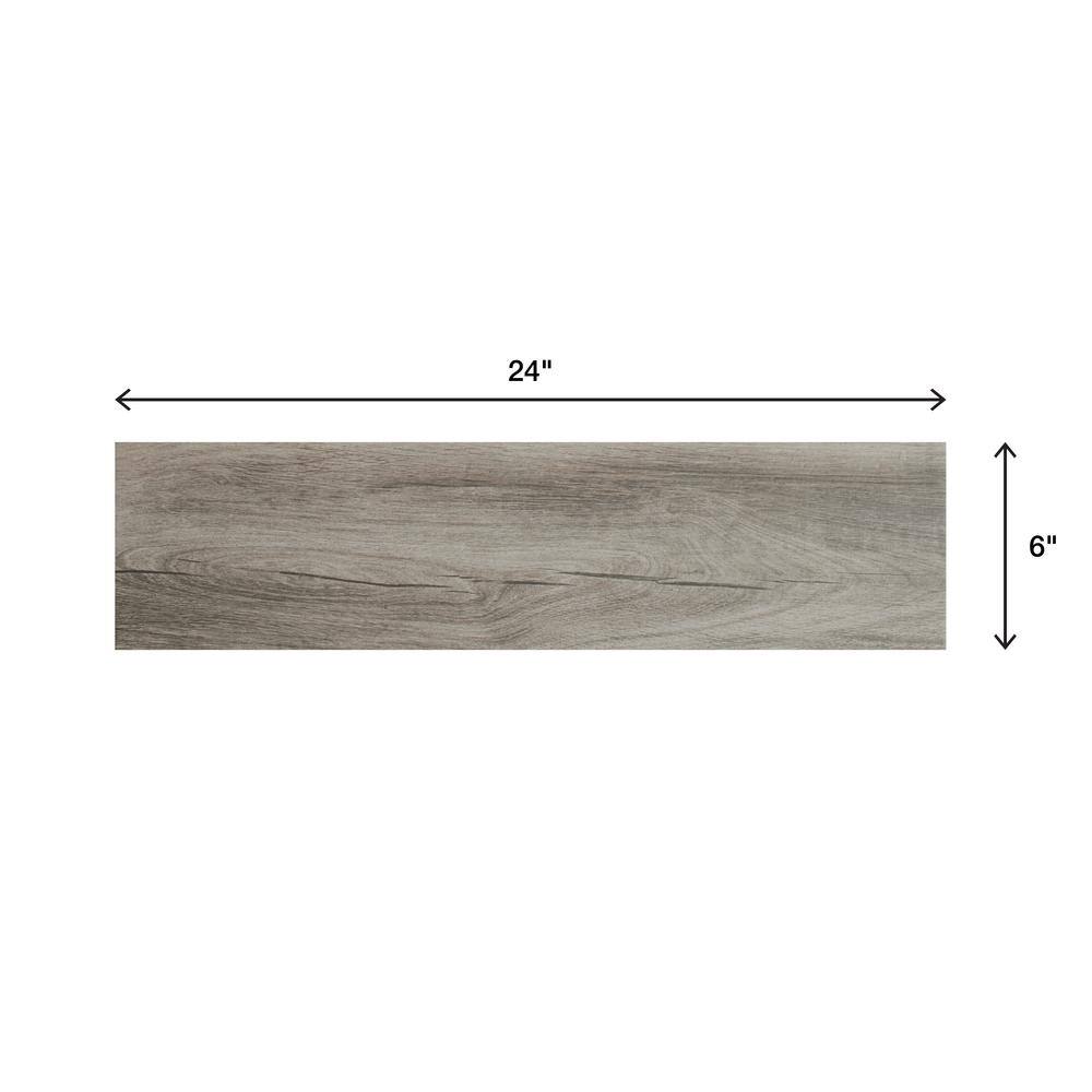 Lifeproof Shadow Wood 6 in. x 24 in. Porcelain Floor and Wall Tile (392.85 sq. ft.Pallet) LP33624HDPL1PR