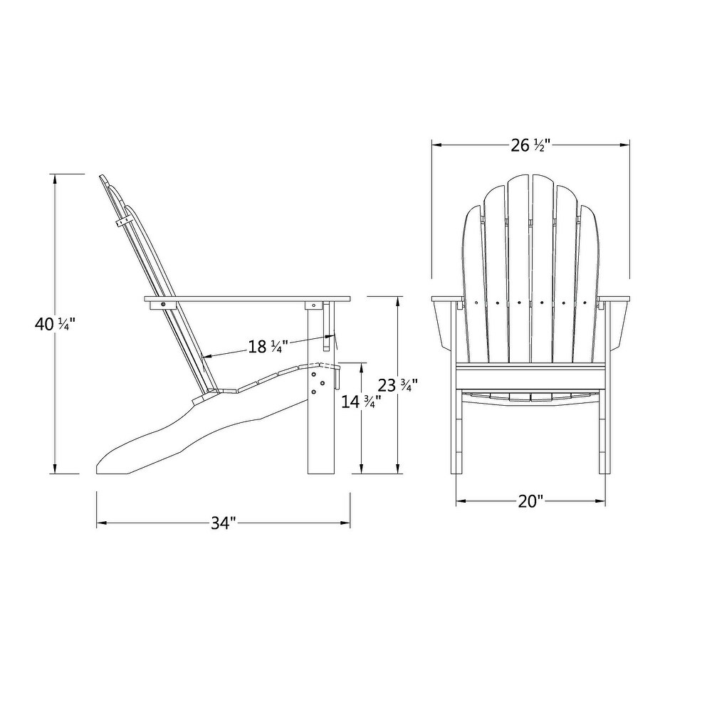 Cambridge Casual Alston Adirondack Chair