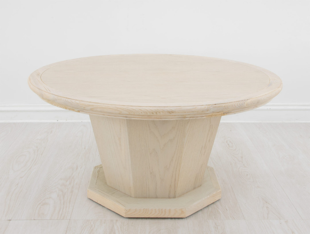 Harland Light Oak Coffee Table   Farmhouse   Coffee Tables   by Virgil Stanis Design  Houzz