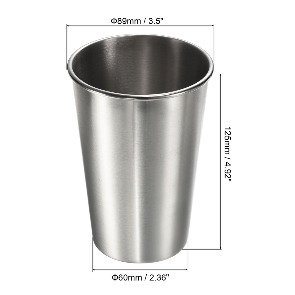 Stainless Steel Plant Pots Metal Flower Planter Container for Balcony   Silver