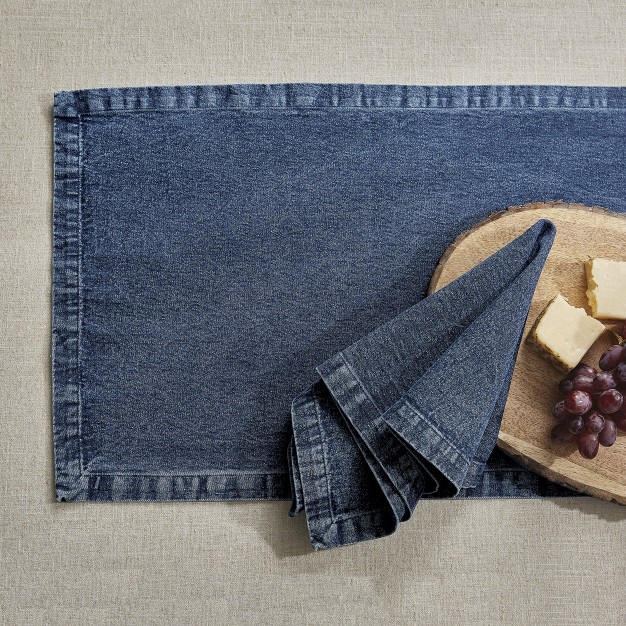 Split P Denim Napkin