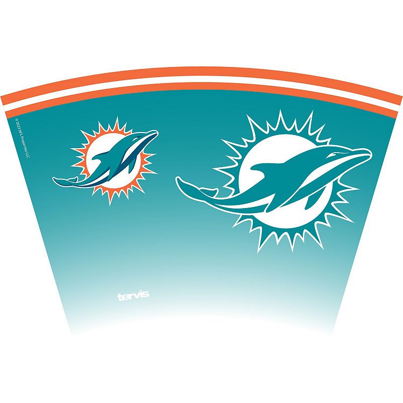 Tervis  Miami Dolphins 24oz NFL 2 PACK Genuine and Forever Fan