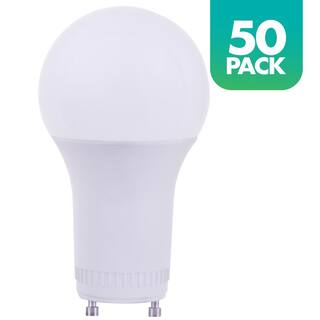 Simply Conserve 75-Watt Equivalent A19 Dimmable with GU24 Base LED Light Bulb 4000K Cool White 50-pack L12A19DGU2440K