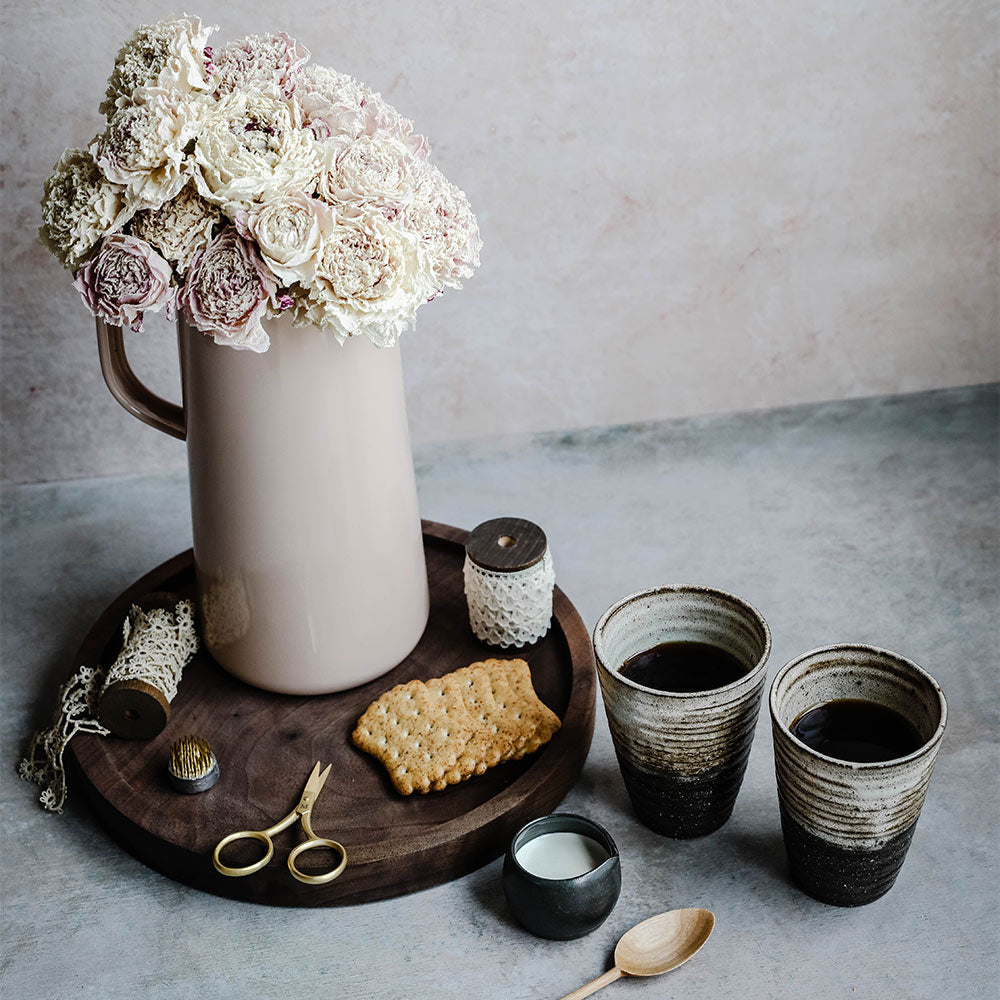 Rustic Ceramic Cup - Set of 4