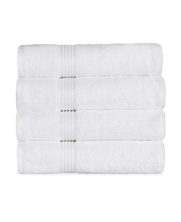 Superior Solid Egyptian Cotton Quick Drying Absorbent Towel Set Collection