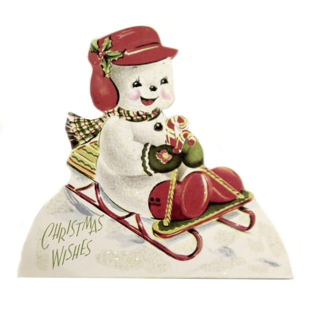 Christmas Playful Snowmen Dummy Boards Two Dummy Boards 6 Inches Lowe Set 2 Sled Candy Cane Rl9826 Mdf medium density Fiberboard