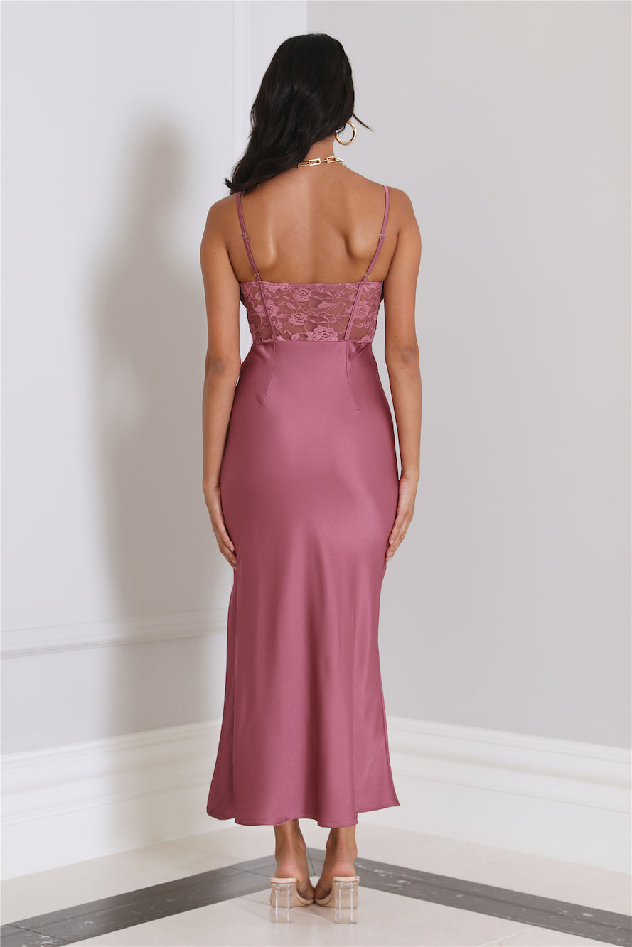 Dressing To Impress Maxi Dress Rose