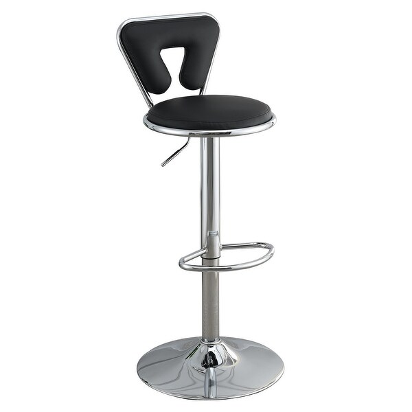 Poundex Adjustable Height and Swivel Barstool - 34