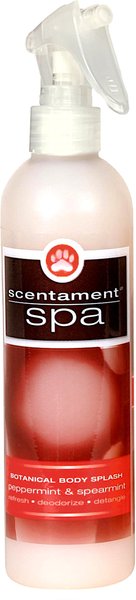 Best Shot Scentament Spa Botanical Body Splash Peppermint and Spearmint Dog and Cat Spray， 8-oz bottle