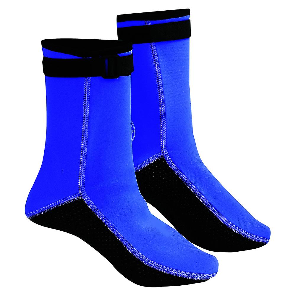 Hisea Snorkeling Socks Anti Skid Anti Cold For Swimming Diving 3mm Thickness(blue S)