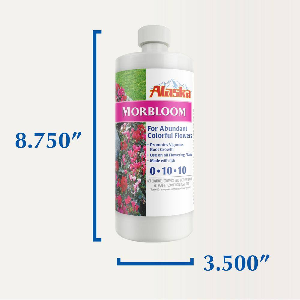 Alaska 32 oz. Morbloom Liquid Flowering Plant Fertilizer 0-10-10 100099251