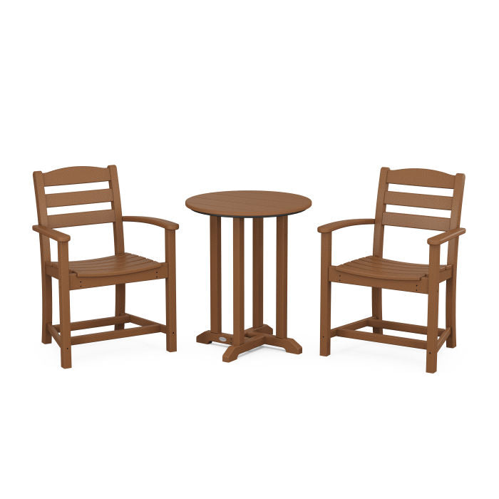 Polywood La Casa Café 3-Piece Round Dining Set PWS1299-1