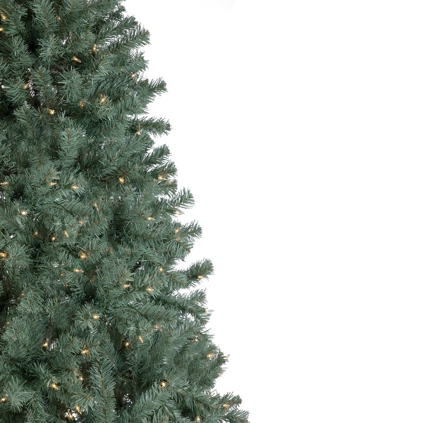 7.5' PreLit Colorado Blue Spruce Artificial Christmas Tree Clear Lights