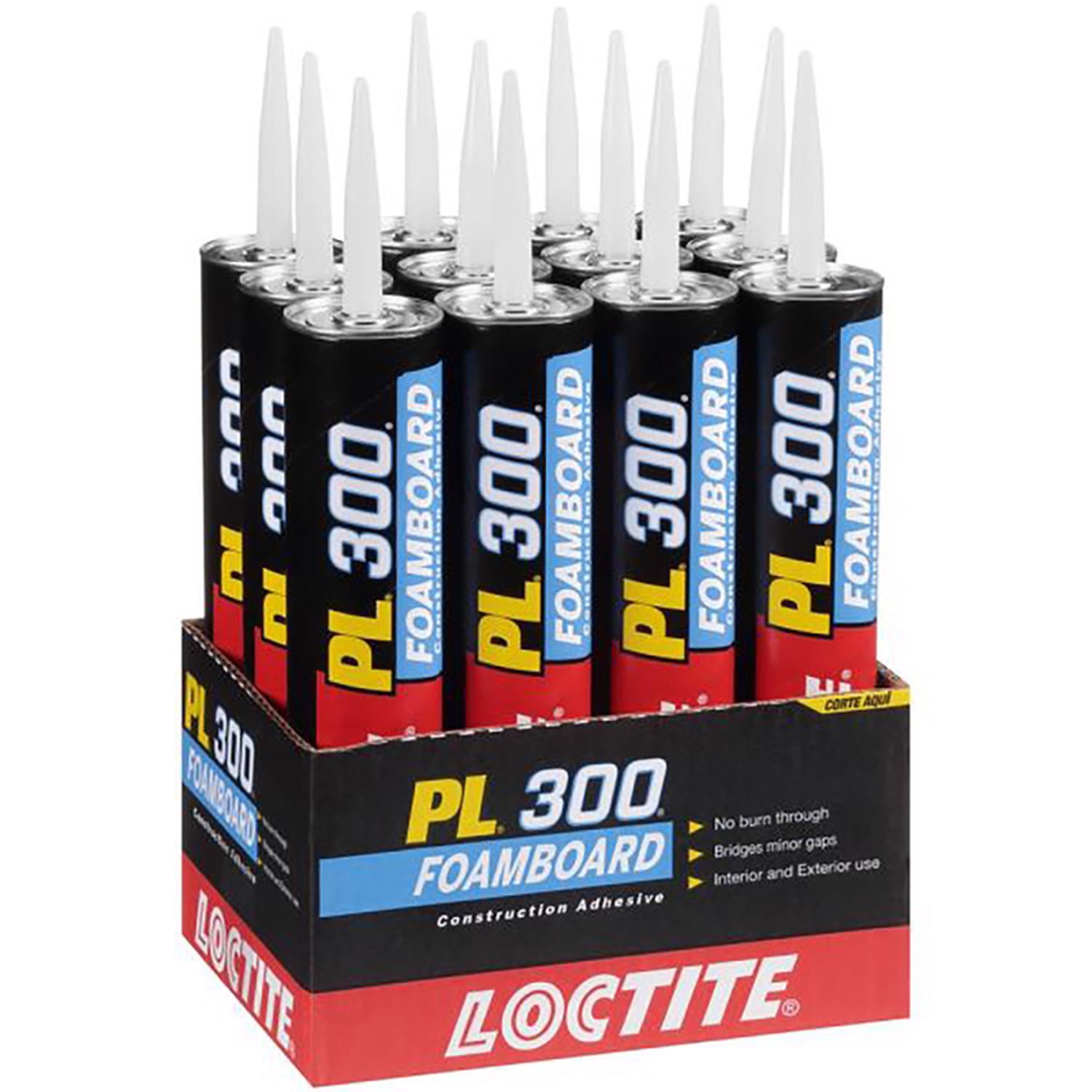 Loctite PL 300 Foamboard Acrylic Latex Construction Adhesive 28 oz