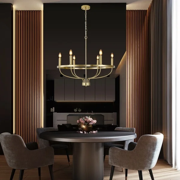 6 - Light Candle Style Classic / Traditional Chandelier Shopping - The Best Deals on Chandeliers