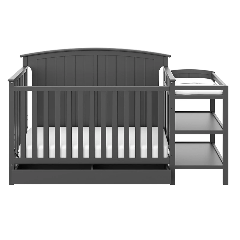 Storkcraft Steveston 4-in-1 Convertible Crib and Changer with Drawer