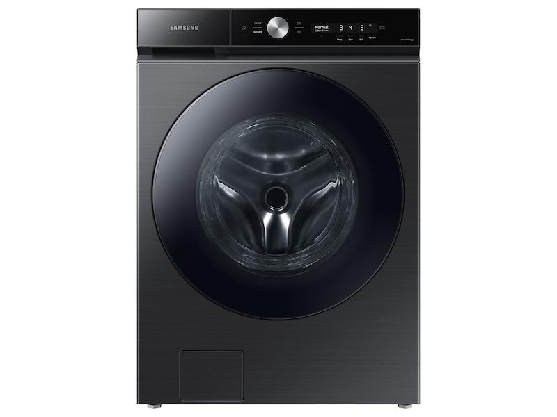 Samsung WF53BB8700AV Bespoke 5.3 Cu. Ft. Ultra Capacity Front Load Washer With Super Speed Wash And Ai Smart Dial In Brushed Black