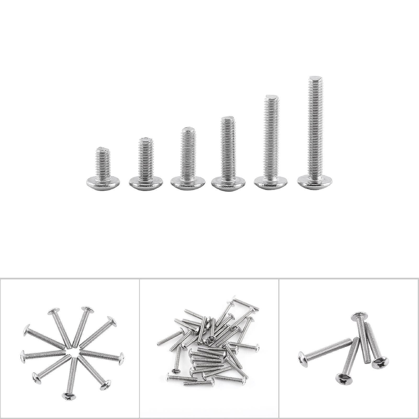 M3 304 Stainless Steel Screws Bolt And Hex Nuts Assortment(truss Head)