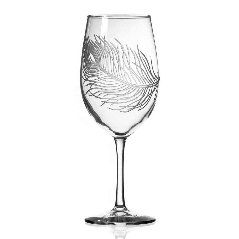 Rolf Glass Peacock 18 oz. Clear AP Wine Glass (Set of 4) 204260-S4