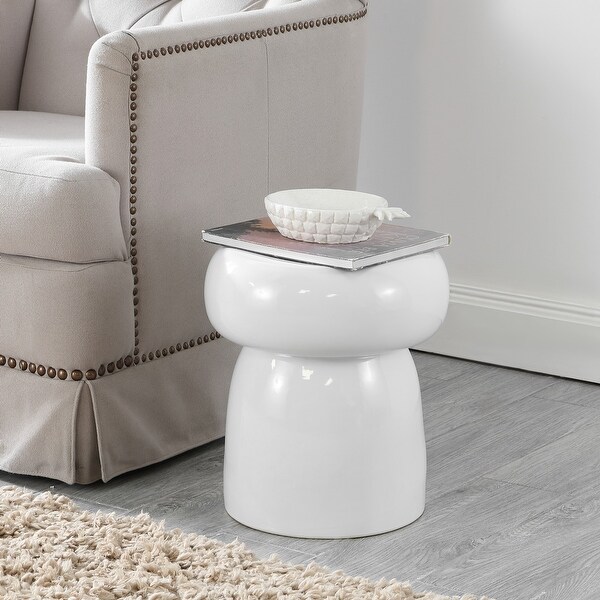 SAFAVIEH Millia Ceramic Decorative Garden Stool (Fully Assembled)