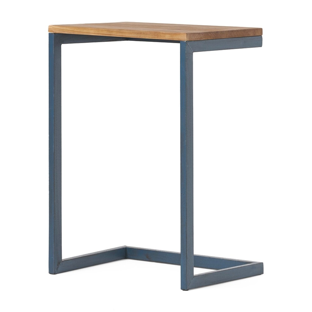 Darlah Modern Industrial Firwood Nesting Tables (Set of 3) by Christopher Knight Home