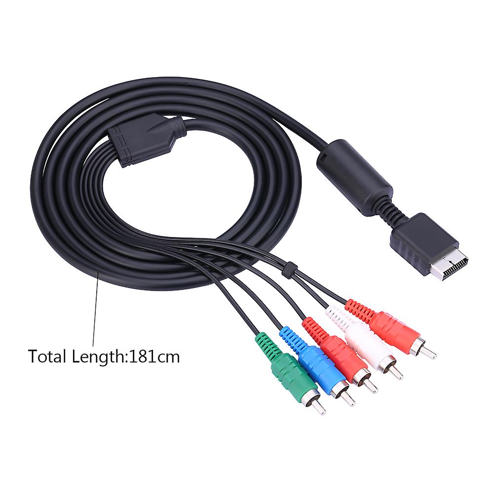 Av Multi Out To Component Video/audio Cable Cord For Sony Playstation Ps2 Ps3