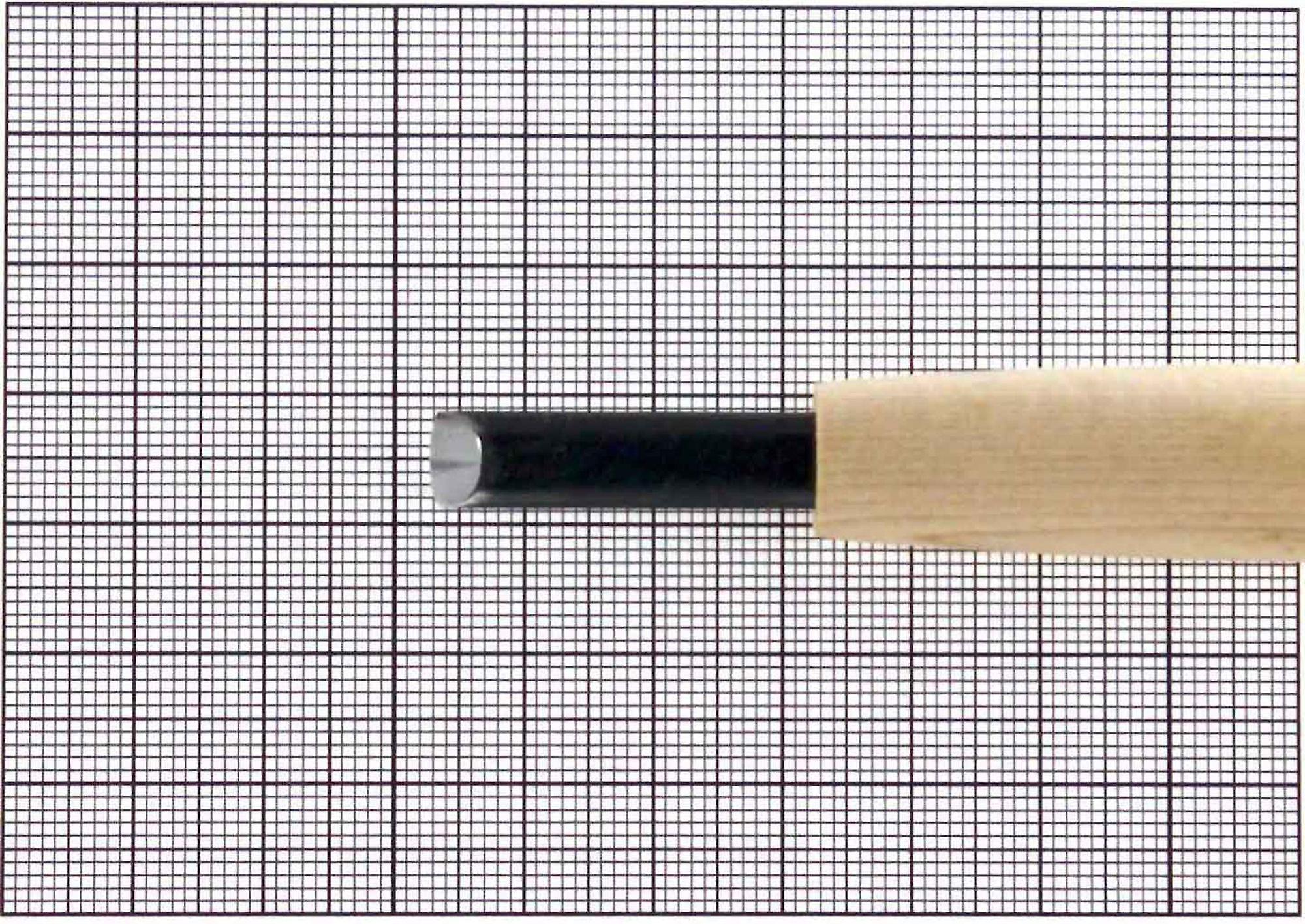 Michihamono Medium 7.5mm Japanese Wood Carving Tool Slight Round Edge Shallow U Gouge Chisel， to Smooth Out Surface in Woodworking