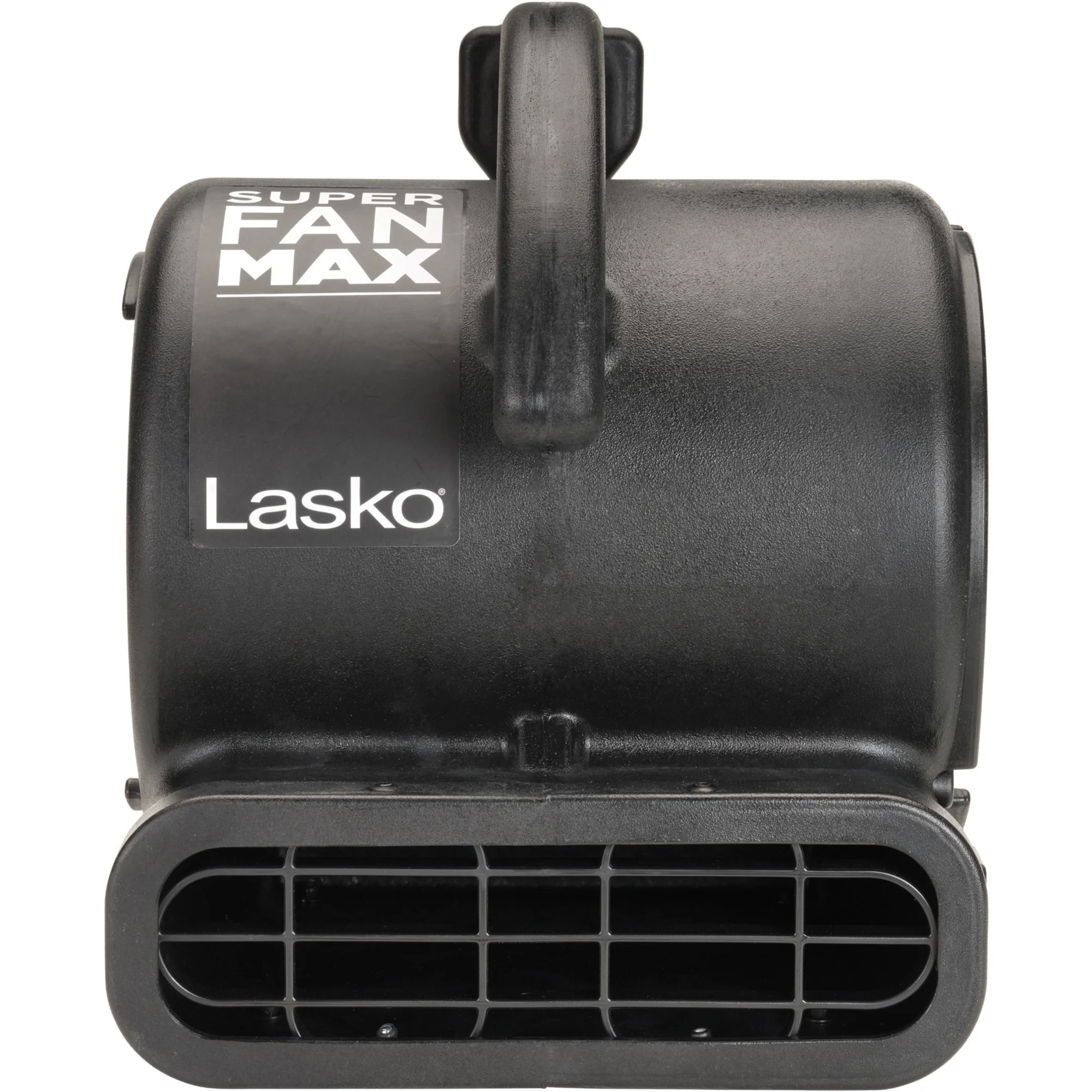 Lasko 3-Speed Super Fan Max Air Mover Floor Fan with Outlets， Black