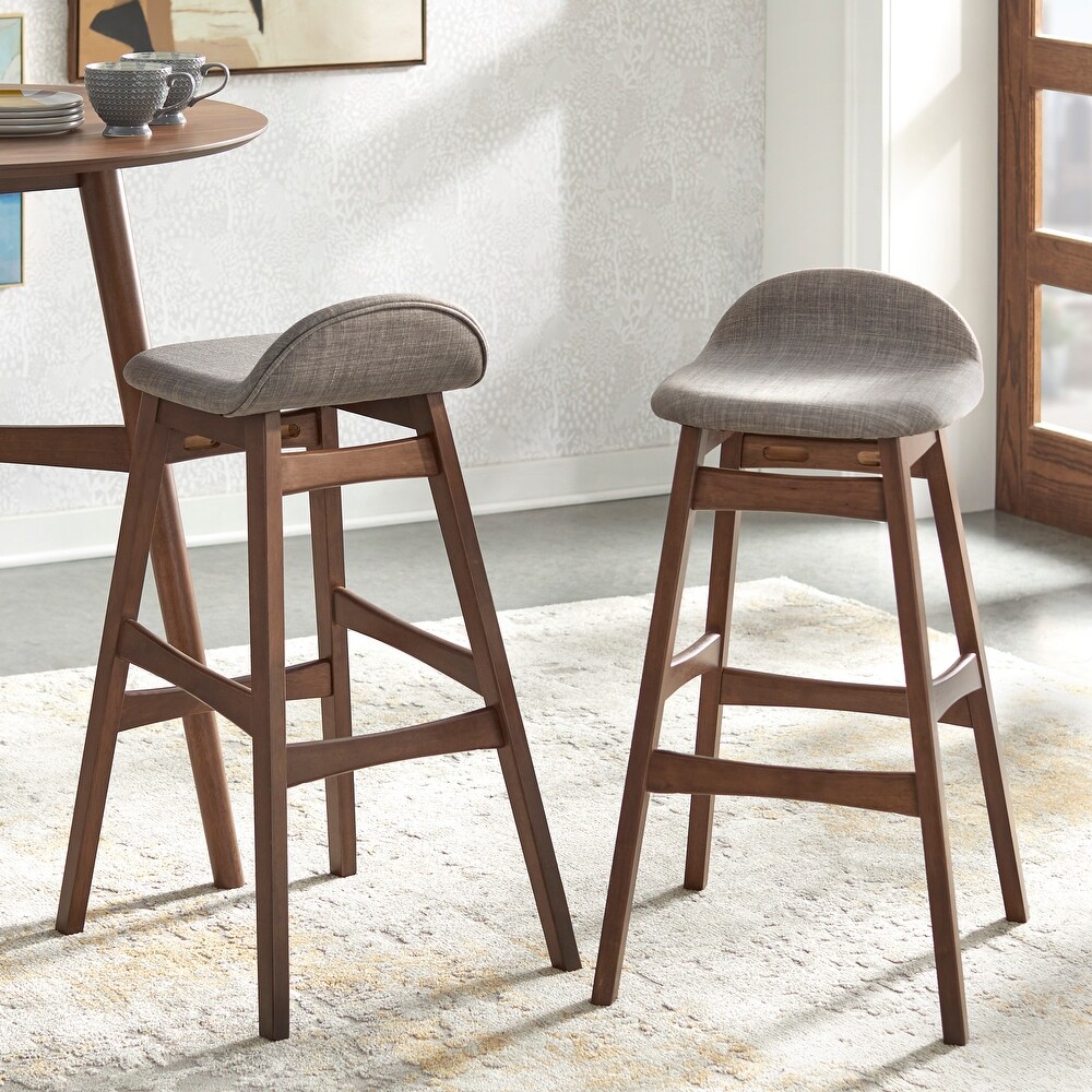 Simple Living Axel Mid century Modern 30 inch Bar Stool (Set of 2)