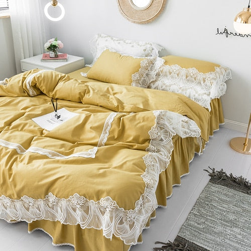 Vintage Lace Bedding Set