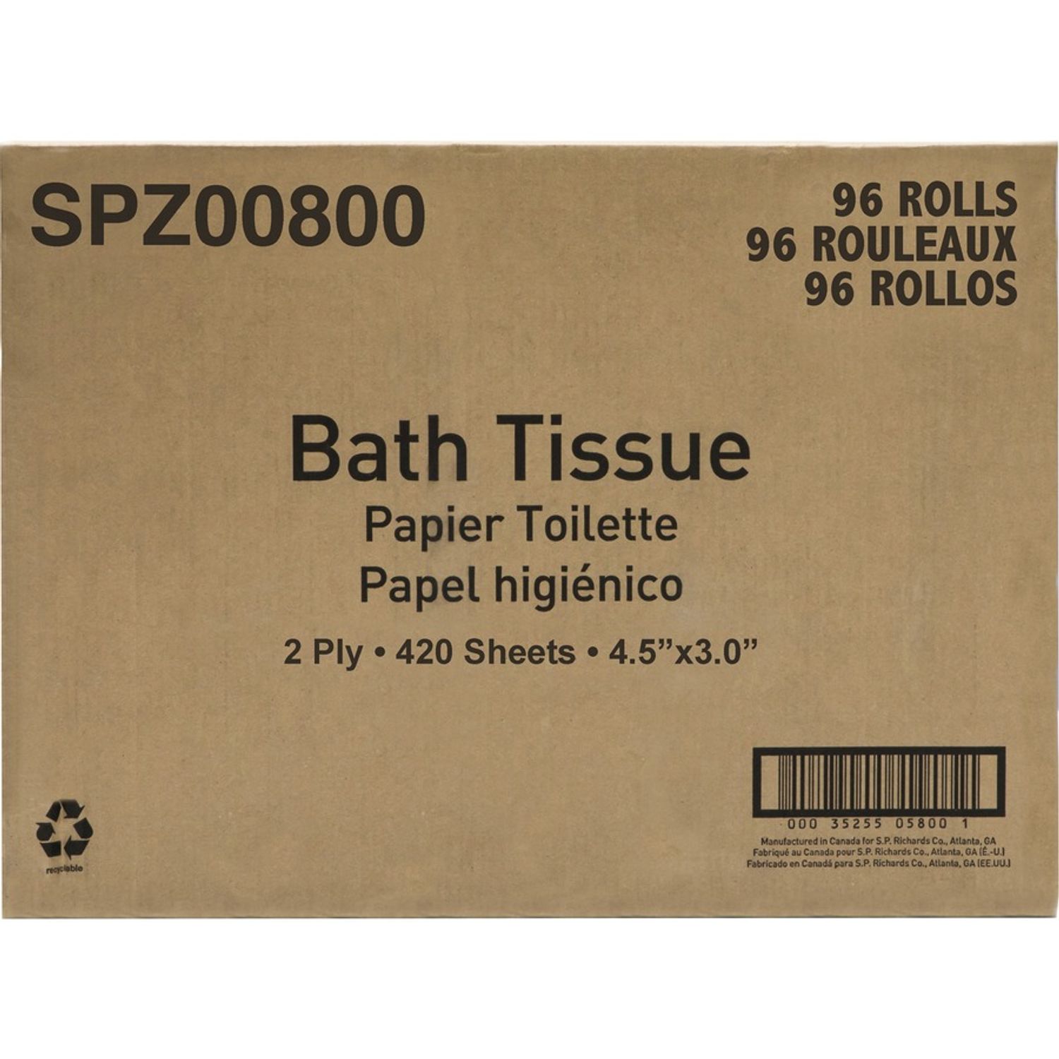 2-ply Bath Tissue by Special Buy SPZ00800