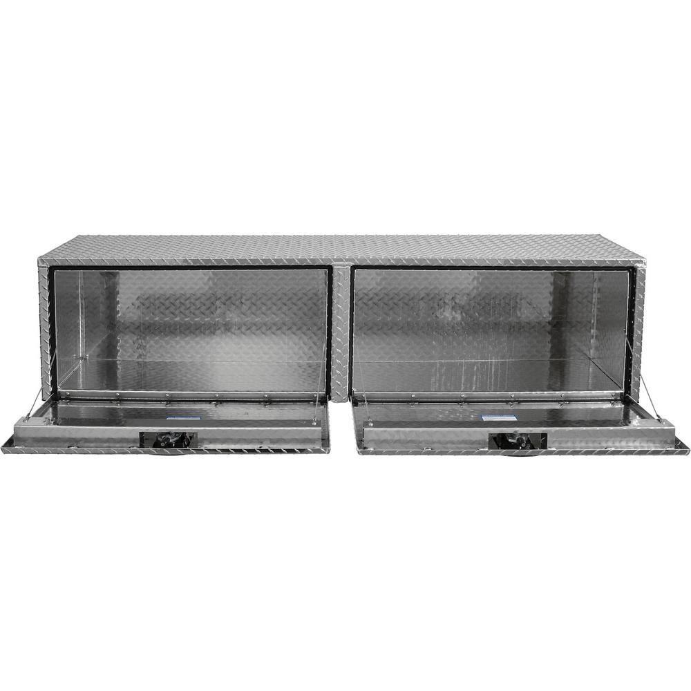 Buyers Products Company 96 in. Diamond Tread Aluminum Top Mount Truck Tool Box 1701568