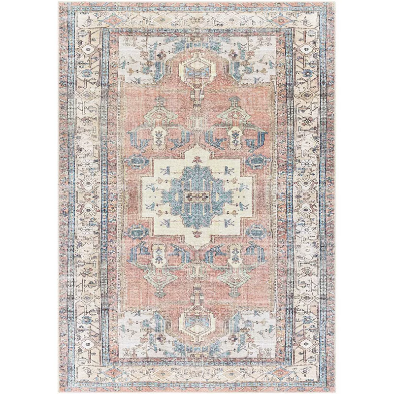 Leekerweg Traditional Washable Area Rug