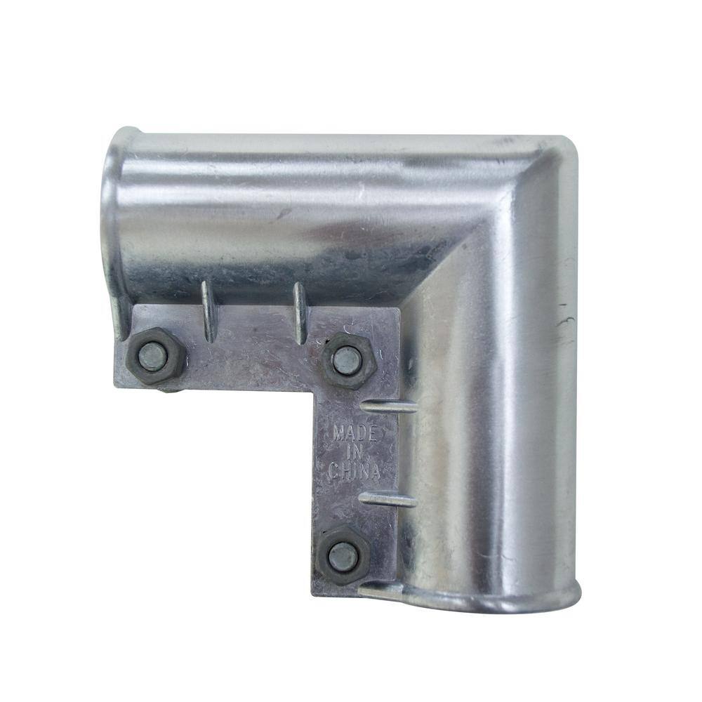 Everbilt Chain Link Fence Gate 1-38 in. x 1-38 in. Aluminum Elbow with Nut and Bolt 328623EB